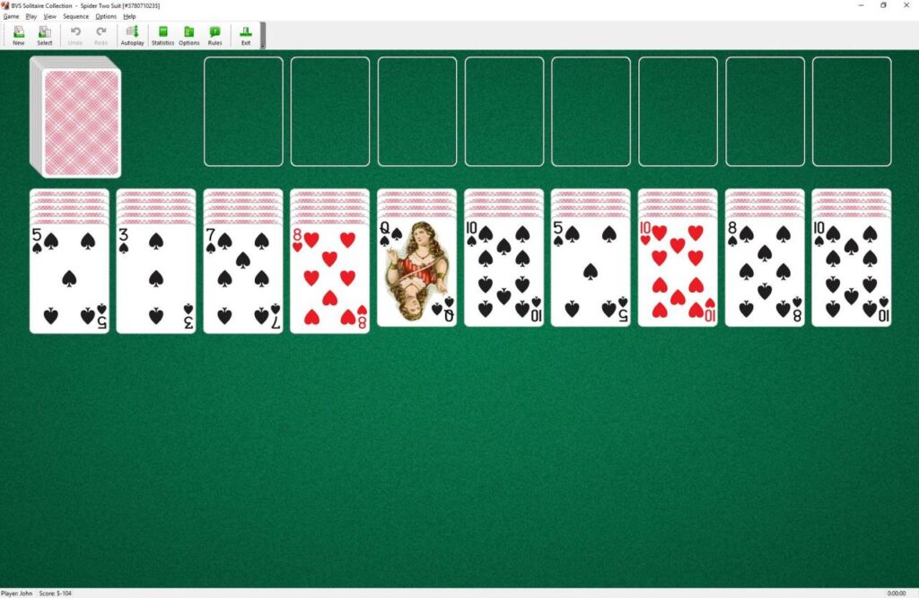Solitaire spider